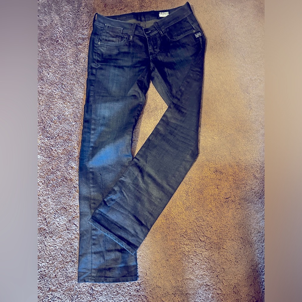 G-STAR RAW 5 pocket Selvedge premium denim. Elect 3301. Women’s Size 27